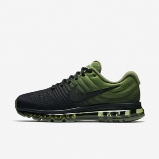 Juoksukengät Nike Air Max 2017 Miesten Musta Vihreä Kämmenmusta