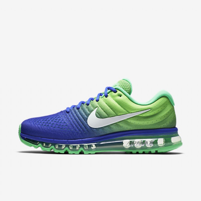 Juoksukengät Nike Air Max 2017 Miesten Paramount Sininen Sähkövihreä Valkoinen