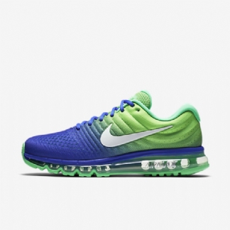 Juoksukengät Nike Air Max 2017 Miesten Paramount Sininen Sähkövihreä Valkoinen