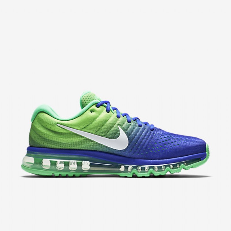 Juoksukengät Nike Air Max 2017 Miesten Paramount Sininen Sähkövihreä Valkoinen