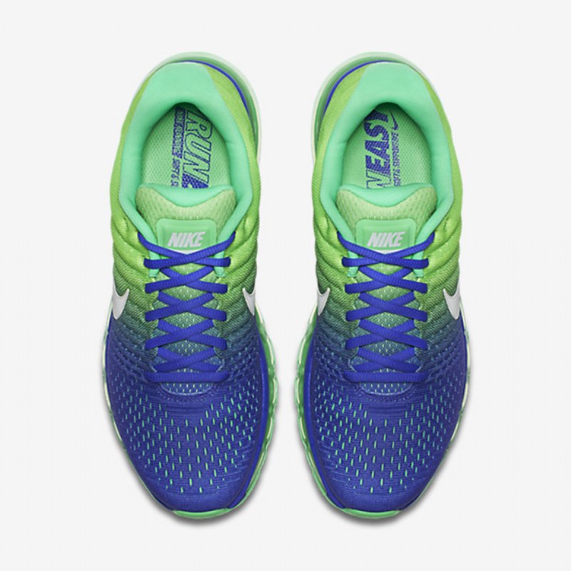 Juoksukengät Nike Air Max 2017 Miesten Paramount Sininen Sähkövihreä Valkoinen