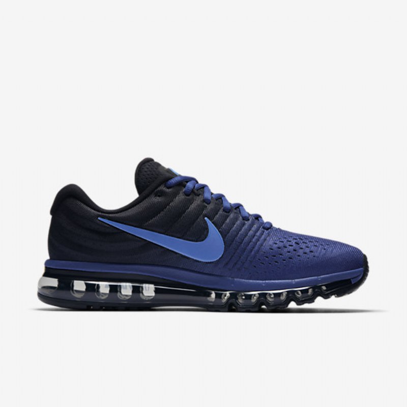 Juoksukengät Nike Air Max 2017 Miesten Syvän Kuninkaallisen Sininen Musta Hyper-koboltti