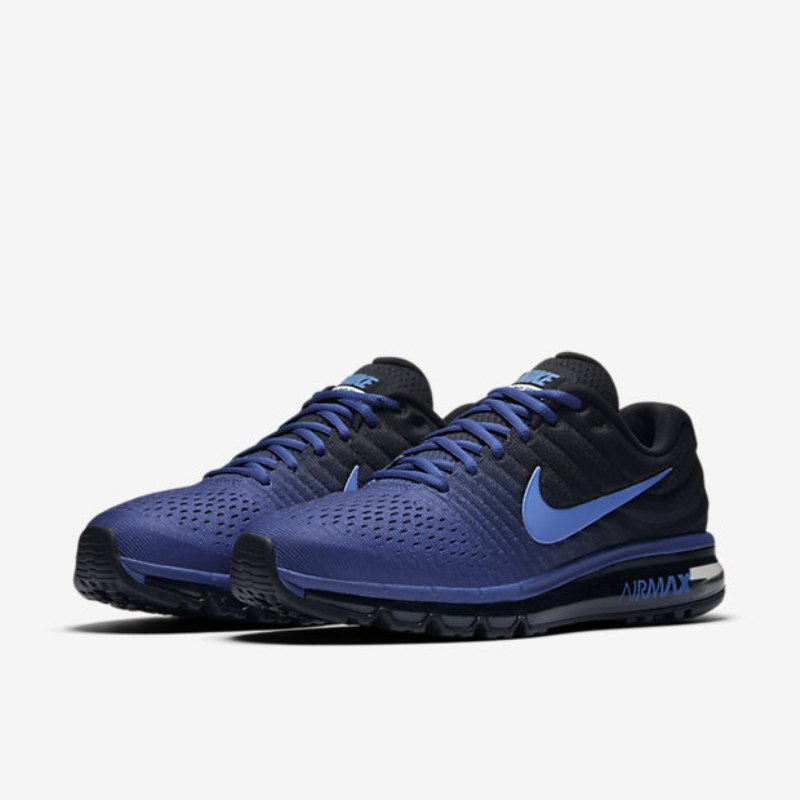 Juoksukengät Nike Air Max 2017 Miesten Syvän Kuninkaallisen Sininen Musta Hyper-koboltti
