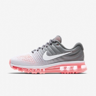 Juoksukengät Nike Air Max 2017 Naiset Puhdas Platinaharmaa Kylmäpesu Kuumavalkoinen