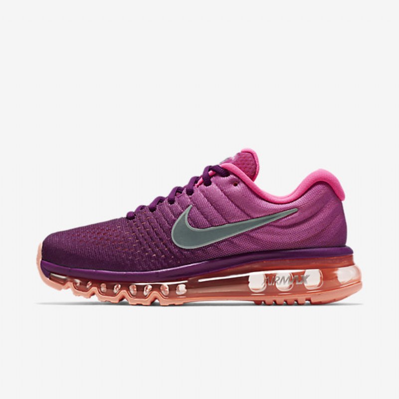 Juoksukengät Nike Air Max 2017 Naisten Grape Kirkas Vaaleanpunainen Pinkki Valkoinen