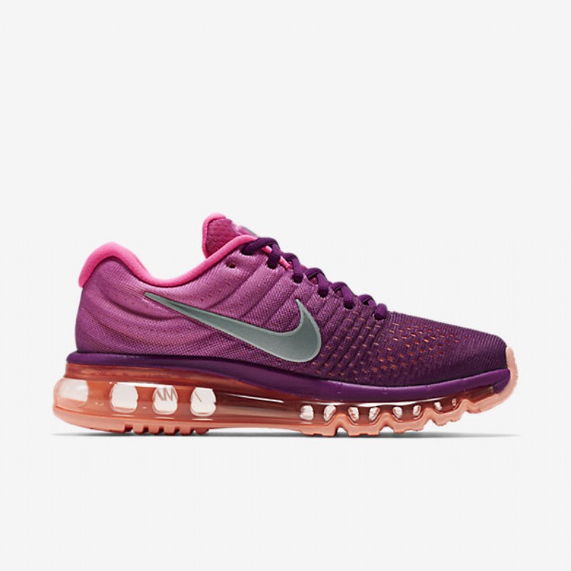 Juoksukengät Nike Air Max 2017 Naisten Grape Kirkas Vaaleanpunainen Pinkki Valkoinen