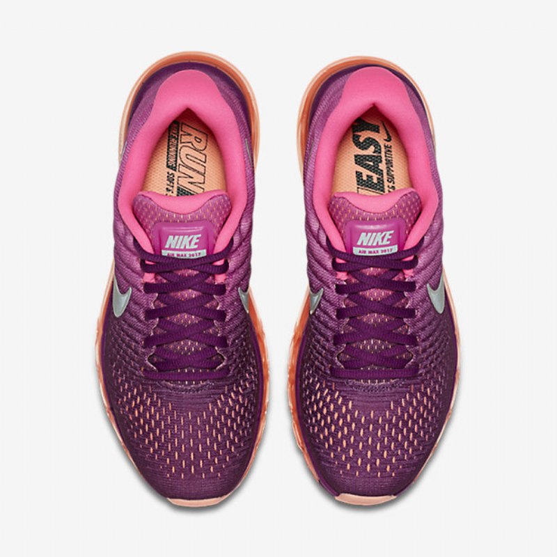 Juoksukengät Nike Air Max 2017 Naisten Grape Kirkas Vaaleanpunainen Pinkki Valkoinen