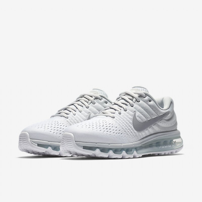 Juoksukengät Nike Air Max 2017 Naisten Pure Platinum White Valkoinen Harmaa Susi