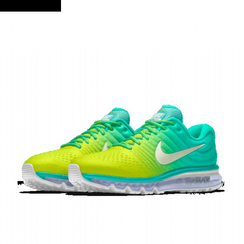 Juoksukengät Nike Air Max 2017 Naisten Sitruunasininen Valkoinen
