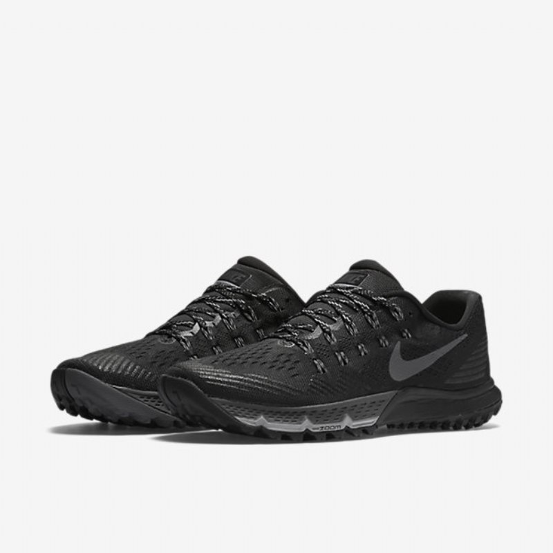 Juoksukengät Nike Air Zoom Terra Kiger 3 Naiset Musta Viileä Harmaa Susi Tummanharmaa