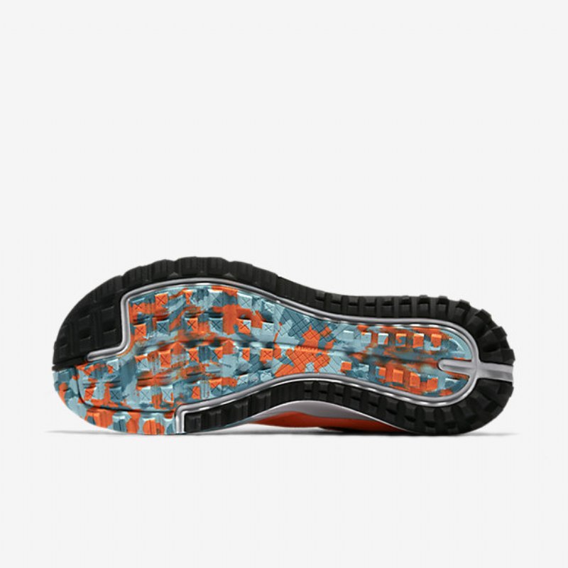 Juoksukengät Nike Air Zoom Terra Kiger 4 Miesten Hyper Crimson Team Oranssi Vihreä Turbo Tummanpunainen