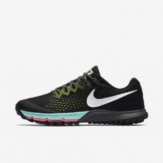 Juoksukengät Nike Air Zoom Terra Kiger 4 Miesten Musta Volt Hyper Turquoise White