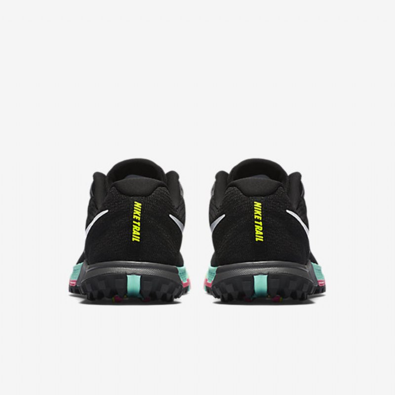 Juoksukengät Nike Air Zoom Terra Kiger 4 Miesten Musta Volt Hyper Turquoise White