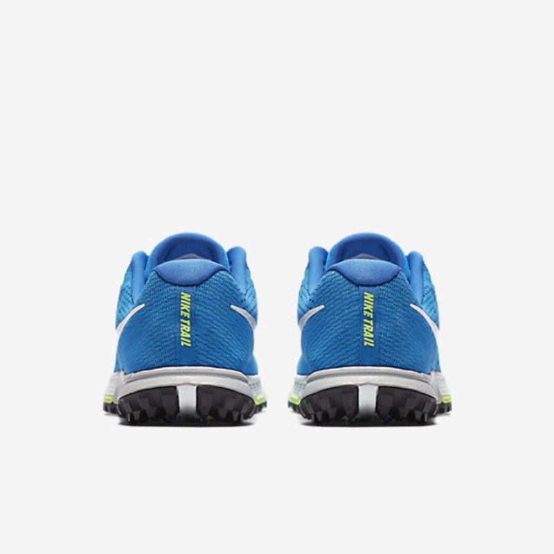 Juoksukengät Nike Air Zoom Terra Kiger 4 Miesten Sininen Valokuva Vihreä Ghost Hyper Cobalt White