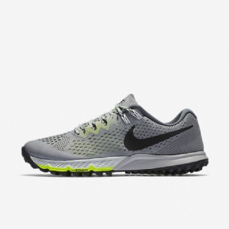 Juoksukengät Nike Air Zoom Terra Kiger 4 Miesten Stealth Tummanharmaa Volt Musta