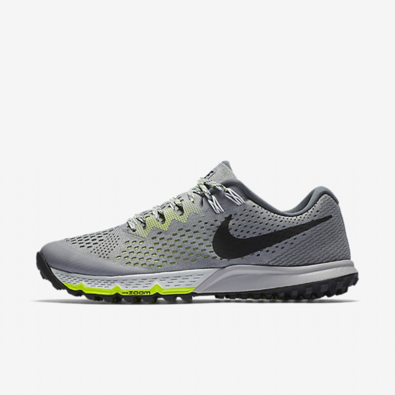 Juoksukengät Nike Air Zoom Terra Kiger 4 Miesten Stealth Tummanharmaa Volt Musta
