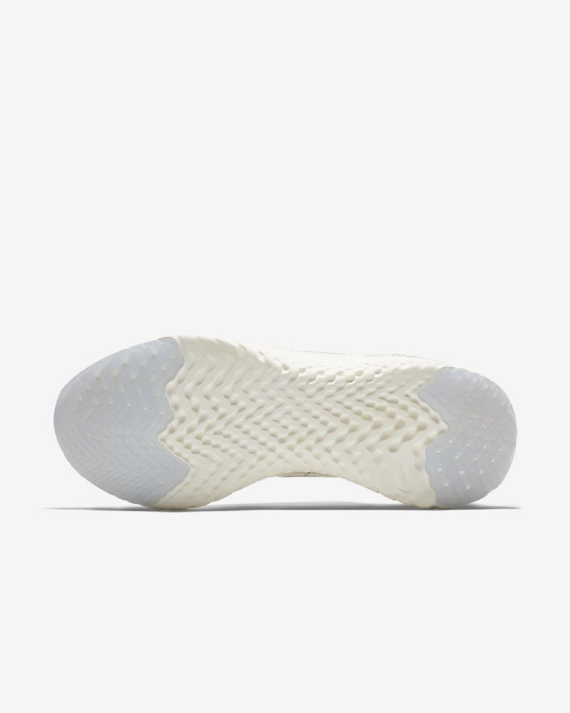 Juoksukengät Nike Epic React Flyknit Naisten Light Cream Washing Sitruunavalkoinen
