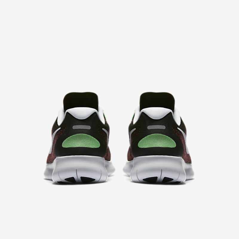 Juoksukengät Nike Free 2017 Miesten Rn Black Hot Punch Blue Chlorine