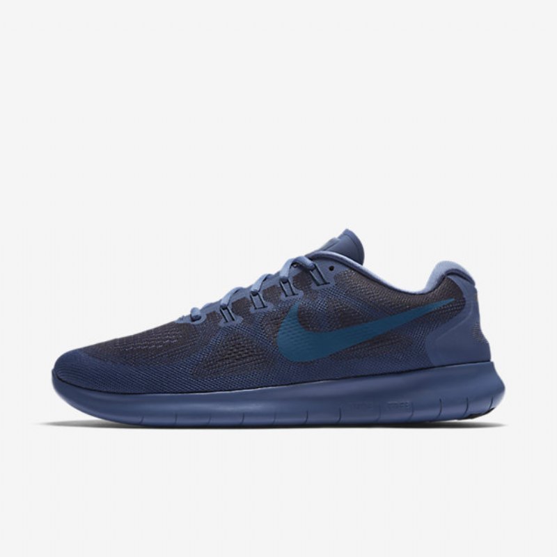 Juoksukengät Nike Free 2017 Miesten Rn Blue Moon Dark Grapes Teollinen