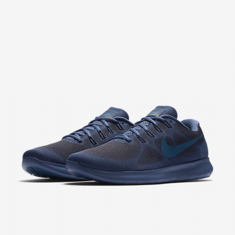 Juoksukengät Nike Free 2017 Miesten Rn Blue Moon Dark Grapes Teollinen