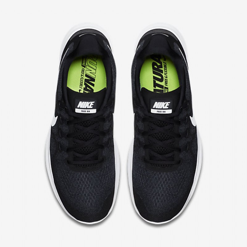 Juoksukengät Nike Free 2017 Miesten Rn Musta Tummanharmaa Antrasiitinvalkoinen