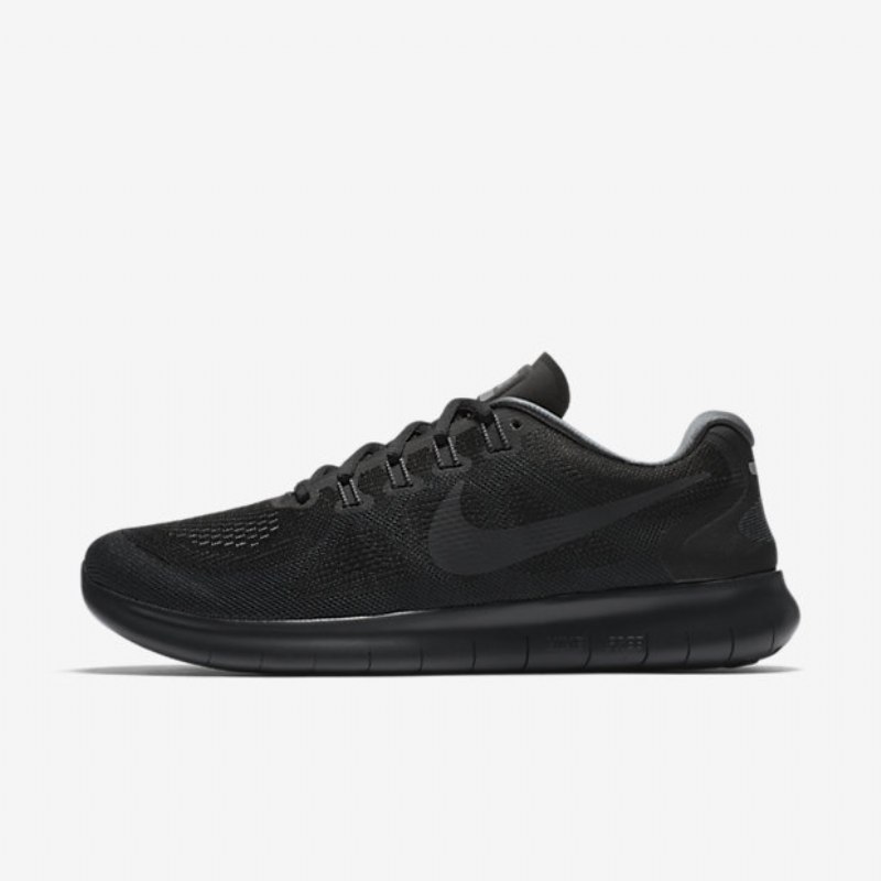 Juoksukengät Nike Free 2017 Miesten Rn Musta Tummanharmaa Viileänharmaa Antrasiitti