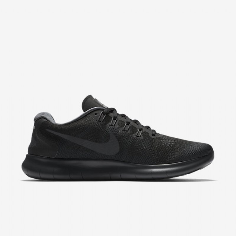 Juoksukengät Nike Free 2017 Miesten Rn Musta Tummanharmaa Viileänharmaa Antrasiitti