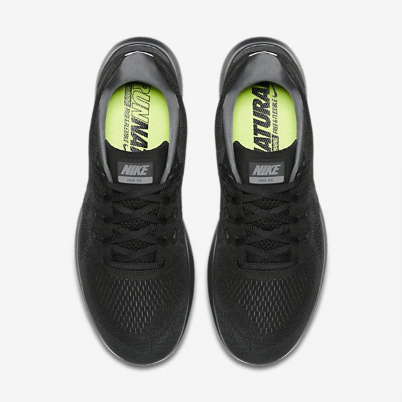 Juoksukengät Nike Free 2017 Miesten Rn Musta Tummanharmaa Viileänharmaa Antrasiitti