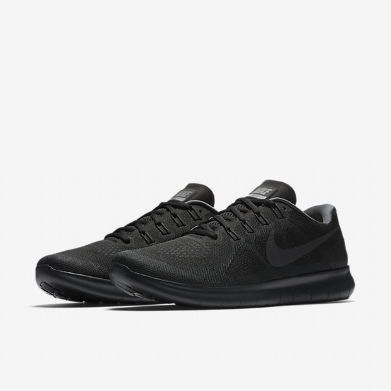Juoksukengät Nike Free 2017 Miesten Rn Musta Tummanharmaa Viileänharmaa Antrasiitti