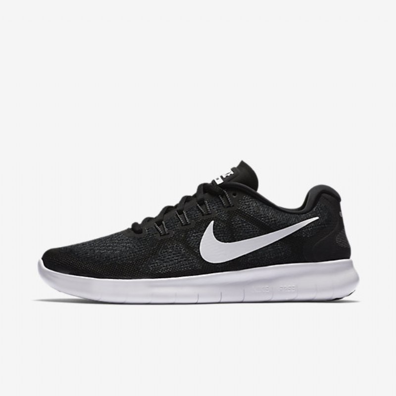 Juoksukengät Nike Free 2017 Naisten Rn Musta Tummanharmaa Antrasiitinvalkoinen