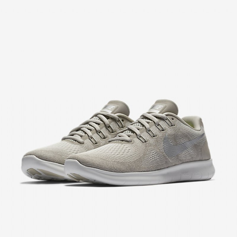 Juoksukengät Nike Free 2017 Naisten Rn Sailing Vaaleanharmaa Summit Valkoinen Metallinen Hopea