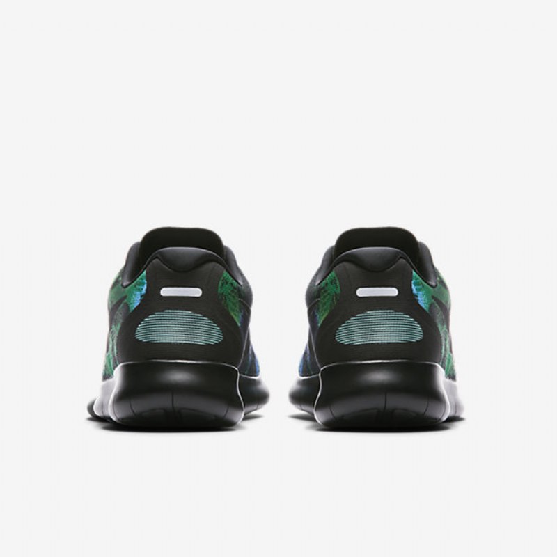 Juoksukengät Nike Free 2017 Naisten Rn Solstice Musta Vihreä Kiiltävä