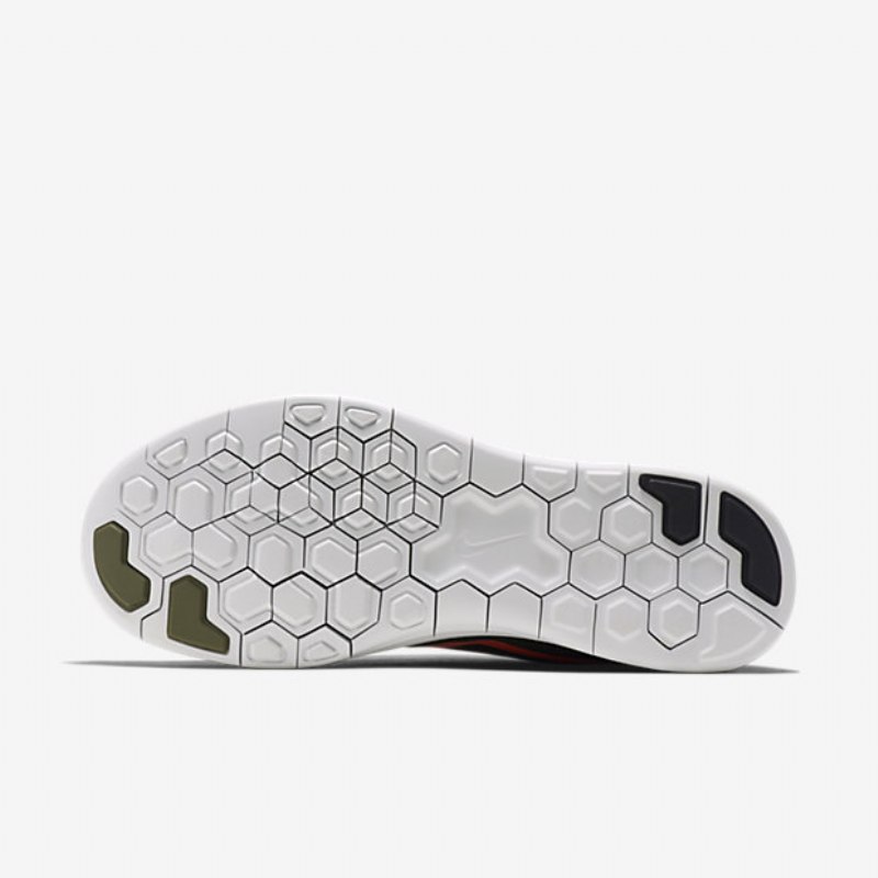 Juoksukengät Nike Free Miesten Rn Distance Black Dark Loden Olive Medium Mango Brilliant