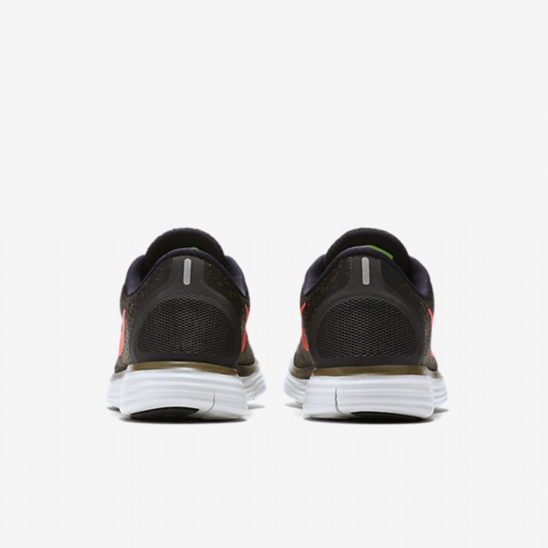 Juoksukengät Nike Free Miesten Rn Distance Black Dark Loden Olive Medium Mango Brilliant