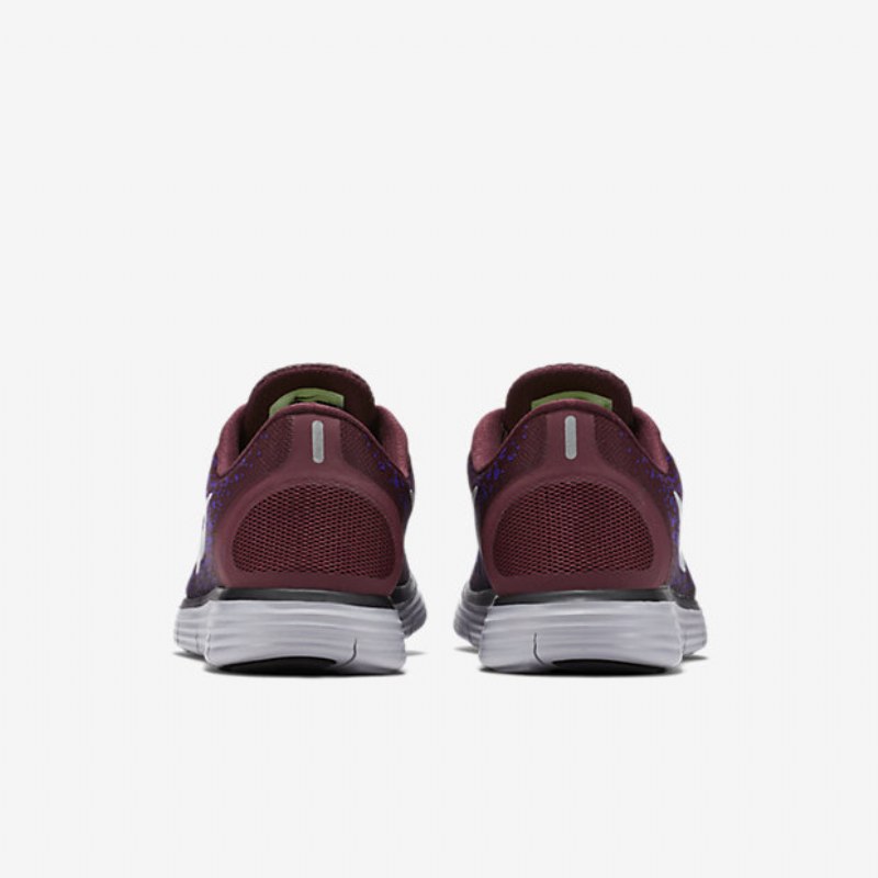 Juoksukengät Nike Free Miesten Rn Distance Bordeaux Night Purppura Kova Musta Harmaa Susi