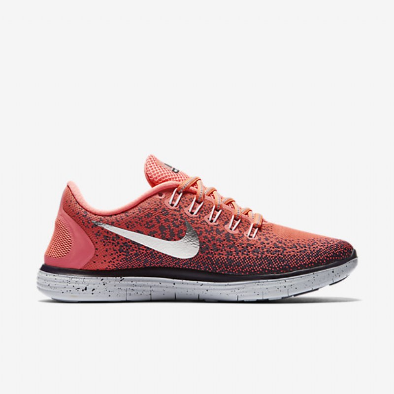 Juoksukengät Nike Free Rn Distance Shield Naisten Kirkas Mango Nuance Violetti Purppura Dynasty Hopea Metallinen