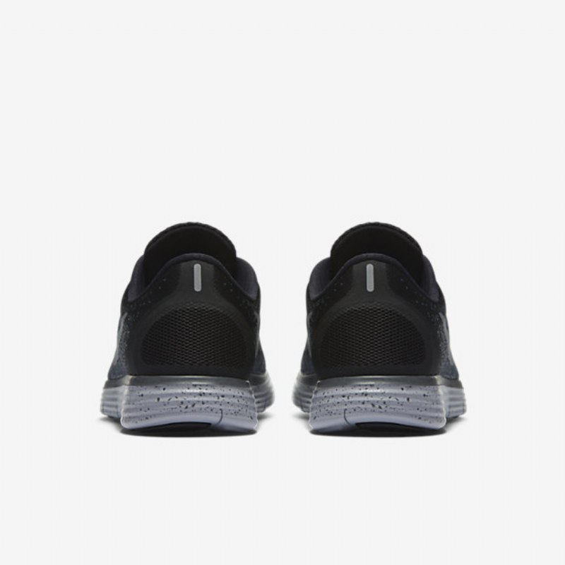 Juoksukengät Nike Free Rn Distance Shield Naisten Musta Tummanharmaa Stealth Hopea Metallinen