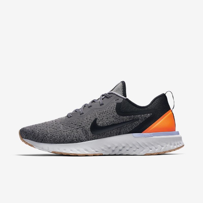 Juoksukengät Nike Naisten React Odyssey Smoke Gun Twilight Pulse Harmaa Laaja Musta