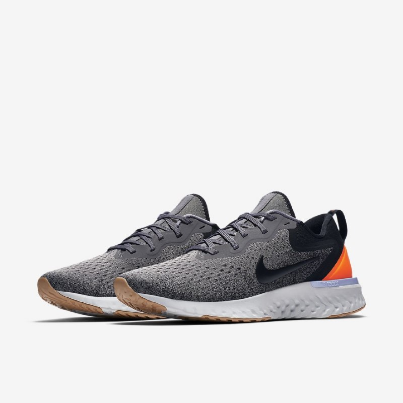 Juoksukengät Nike Naisten React Odyssey Smoke Gun Twilight Pulse Harmaa Laaja Musta
