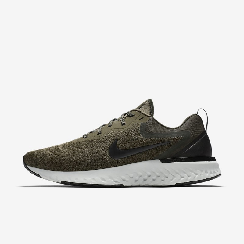 Juoksukengät Nike Odyssey Miesten React Olive Medium Sequoia Silver Clear Black