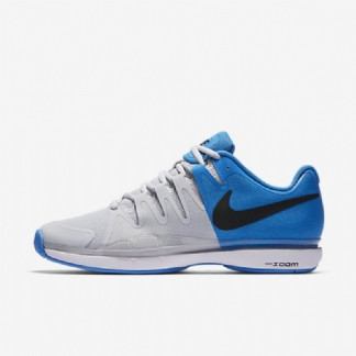 Juoksukengät Nikecourt 9.5 Zoom Vapor Tour Miesten Vaaleansininen Valokuva Pure Platinum White Black