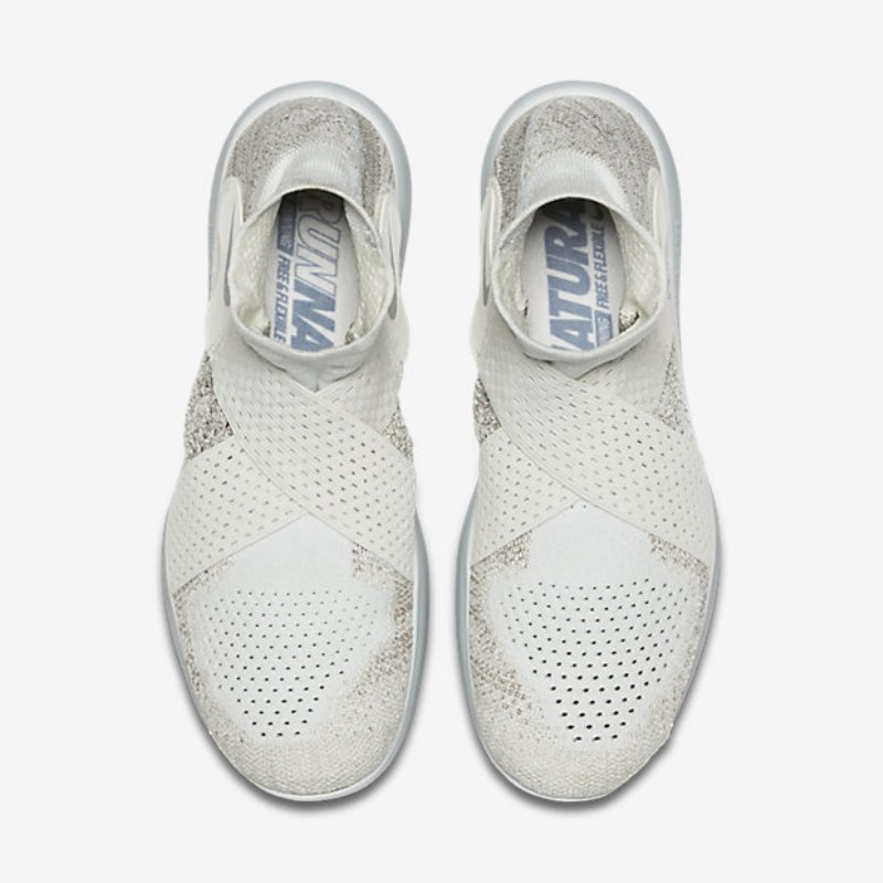 Kilpailukengät Nikelab Free Rn Motion Flyknit Naisten Sailing Dark Maple Light Bone Heijastava Hopea