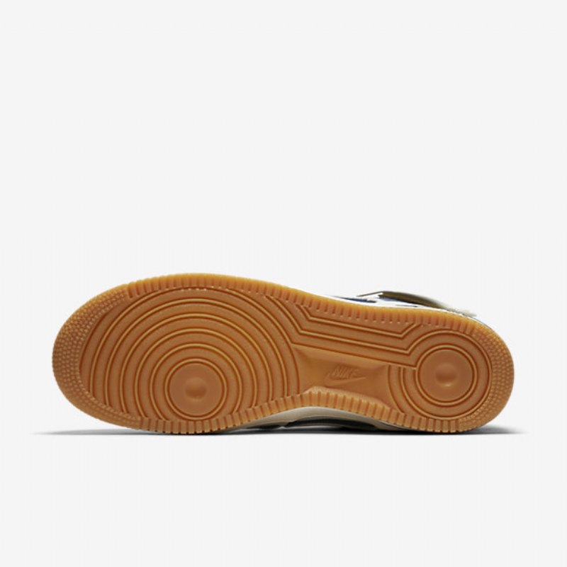 Nike Air Force 1 07 Miesten High Lv8 Binary Blue Black Gum Vaaleanruskea Purje