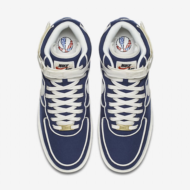 Nike Air Force 1 07 Miesten High Lv8 Binary Blue Black Gum Vaaleanruskea Purje