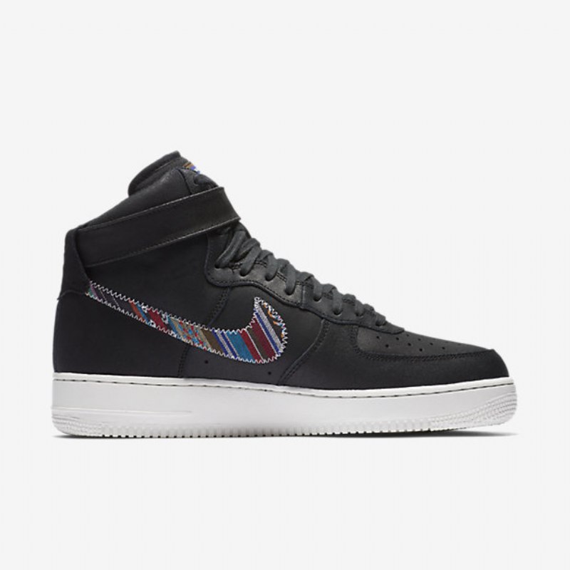 Nike Air Force 1 07 Miesten High Lv8 Black Summit White Pure Platinum