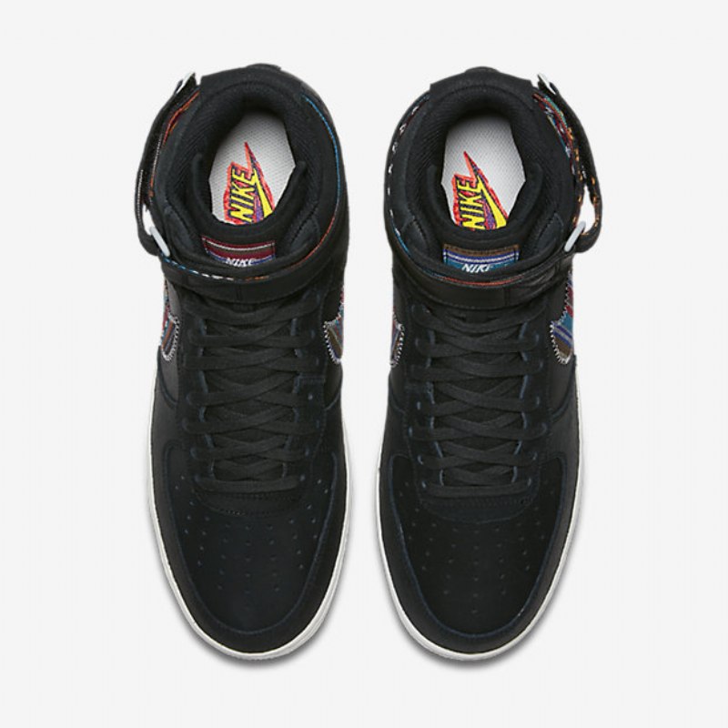 Nike Air Force 1 07 Miesten High Lv8 Black Summit White Pure Platinum
