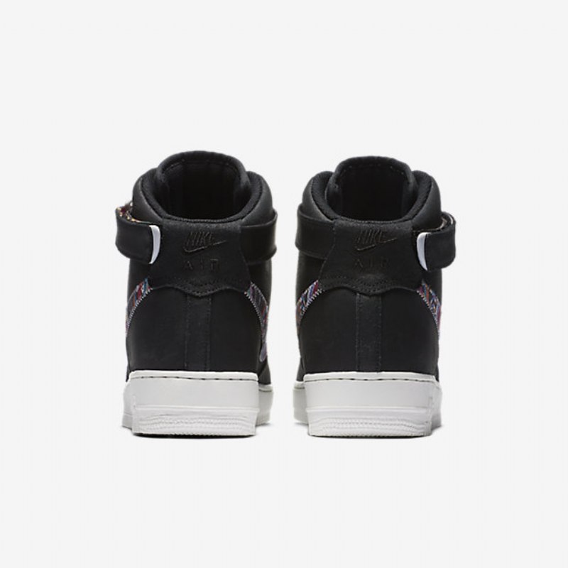Nike Air Force 1 07 Miesten High Lv8 Black Summit White Pure Platinum