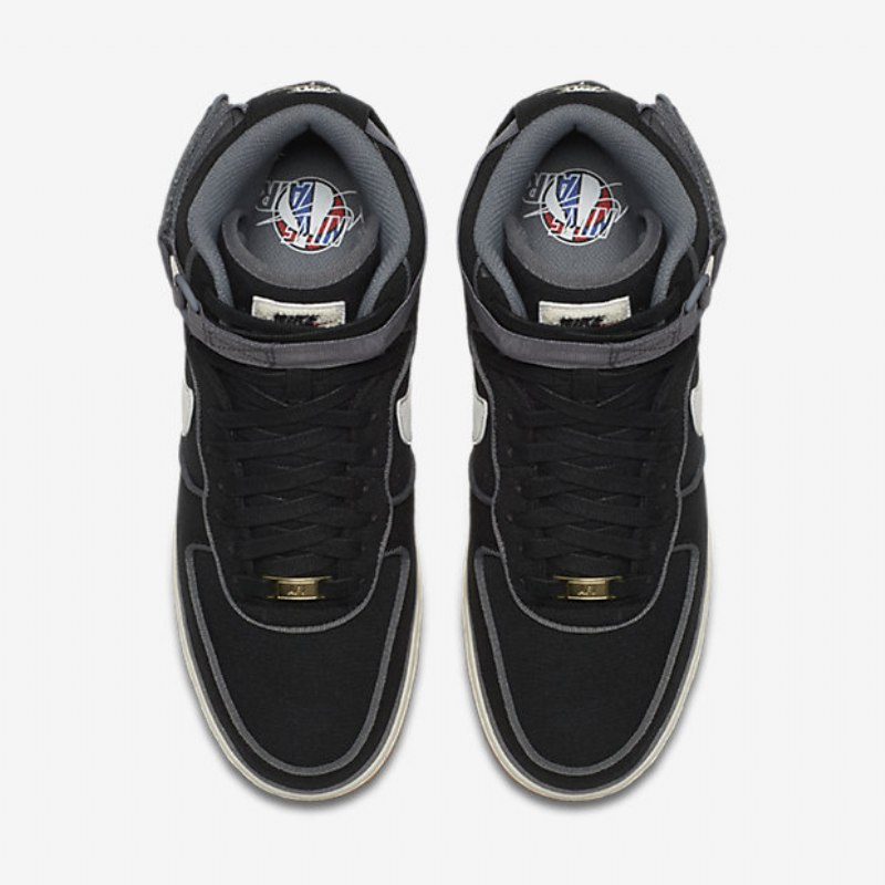 Nike Air Force 1 07 Miesten High Lv8 Black Team Oranssi Vaaleanruskea Purjekumi