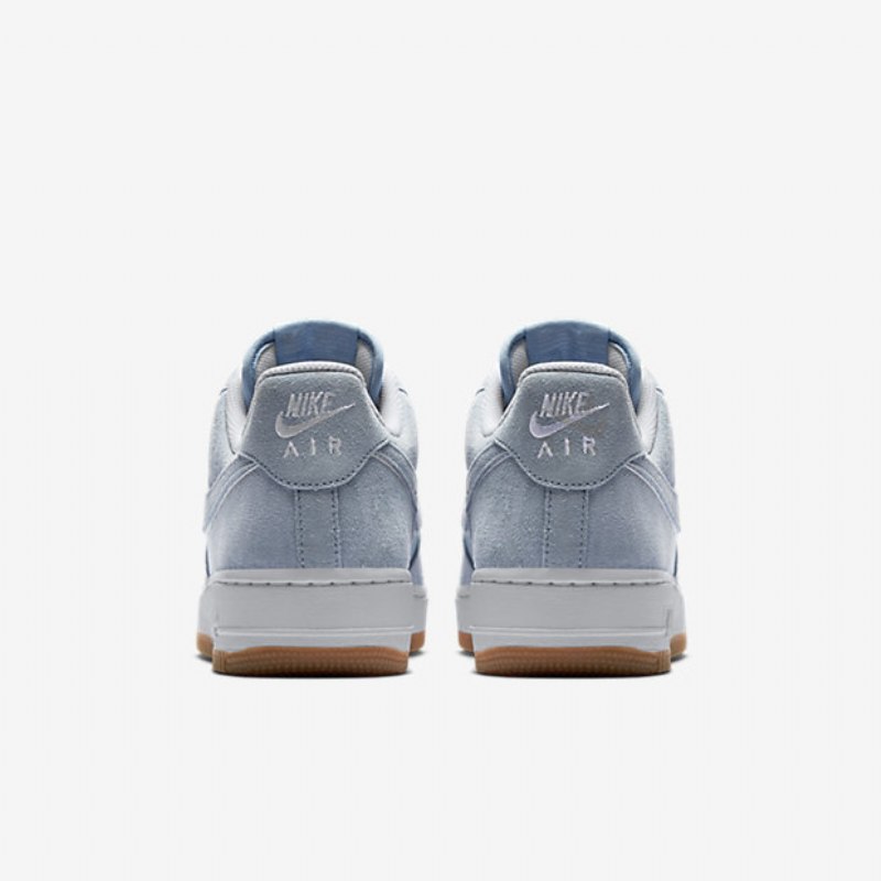 Nike Air Force 1 '07 Miesten Light Blue Armour White Gum Vaaleanruskea