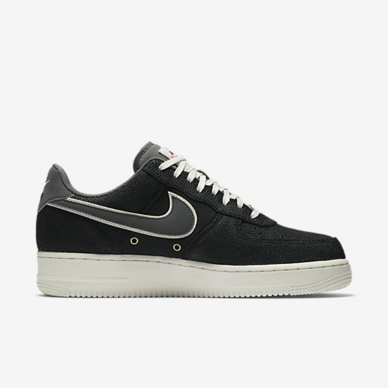 Nike Air Force 1 07 Miesten Lv8 Black Sailing Tummanharmaa